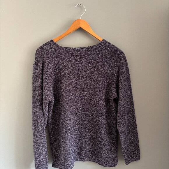 Iris/Snow Melange Sweater - Picture 2 of 6
